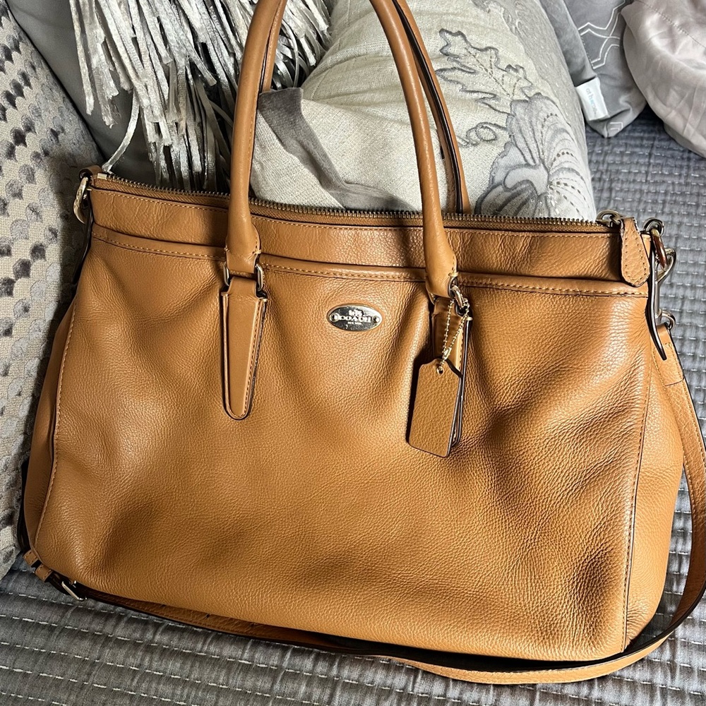Coach Brown Leather Satchel